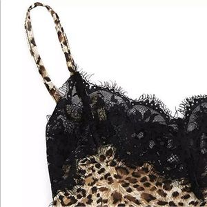 Intimates & Sleepwear - Silk Lace Leopard Pajama Set Intimates & Sleepwear - Silk Lace Leopard Pajama Set